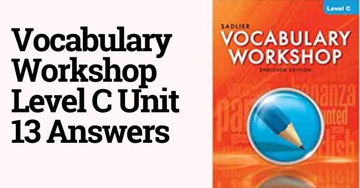Vocabulary workshop level c unit 3 answers